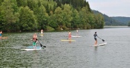 Neues ausprobieren bei Paddelfritz! SUP ist eine der vielseitigsten Wassersportarten.